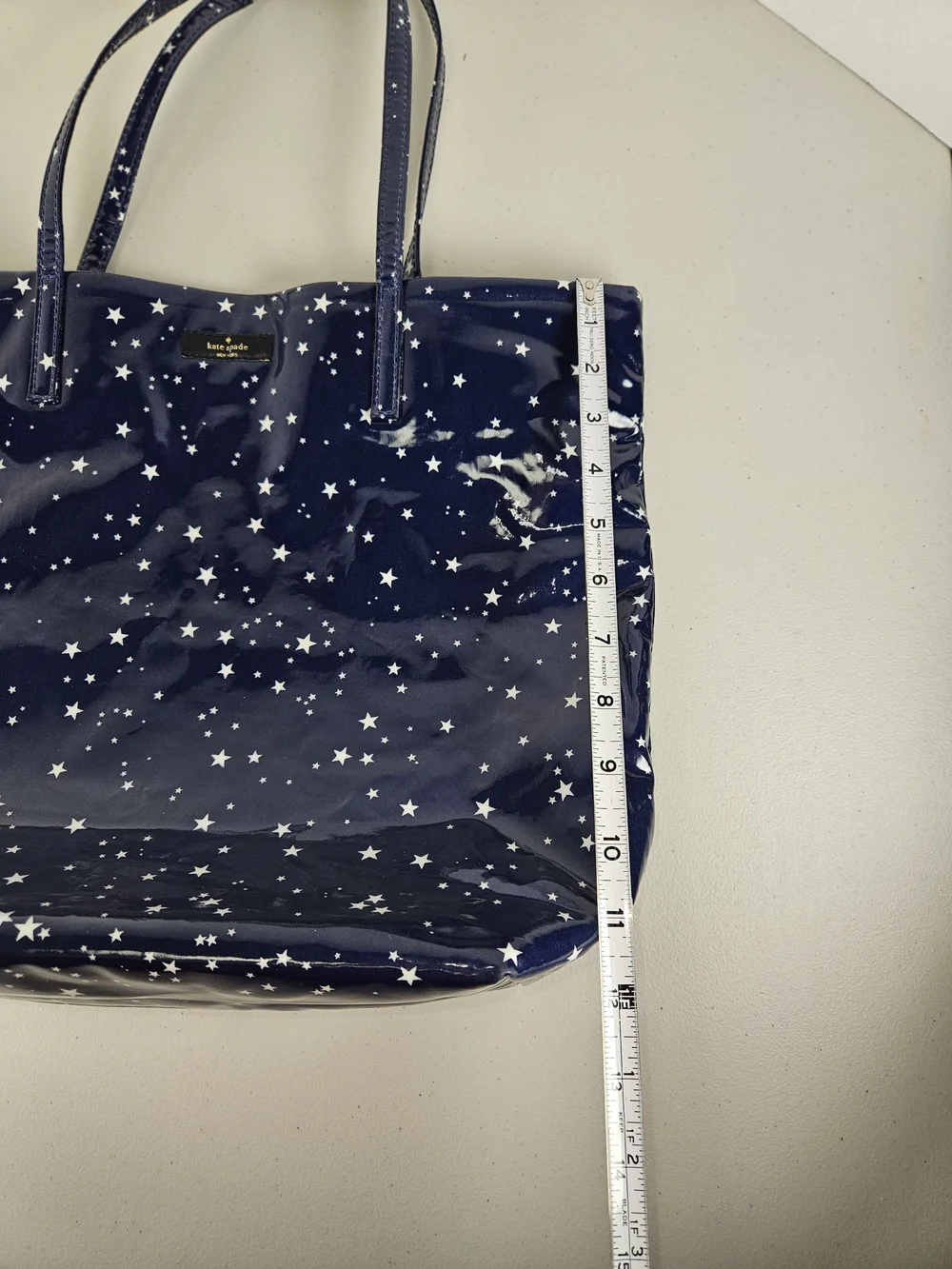 Kate Spade New York Blue Tote Bon Shopper Daycation Star Beach Weekender - Picture 6 of 16